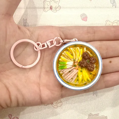 Móc khoá món Bún thang Hà Nội