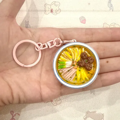 Móc khoá món Bún thang Hà Nội