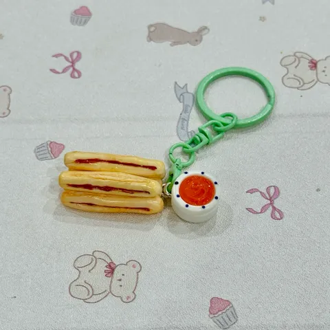 Móc khoá -  Nam châm Bánh mì cay Hải Phòng và Chí chương - món ăn Việt Nam