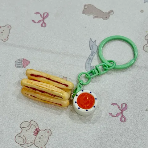 Móc khoá -  Nam châm Bánh mì cay Hải Phòng và Chí chương - món ăn Việt Nam