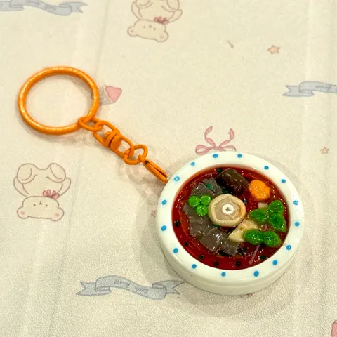 Móc khoá - Nam châm món Bún bò Huế - món ăn Việt Nam