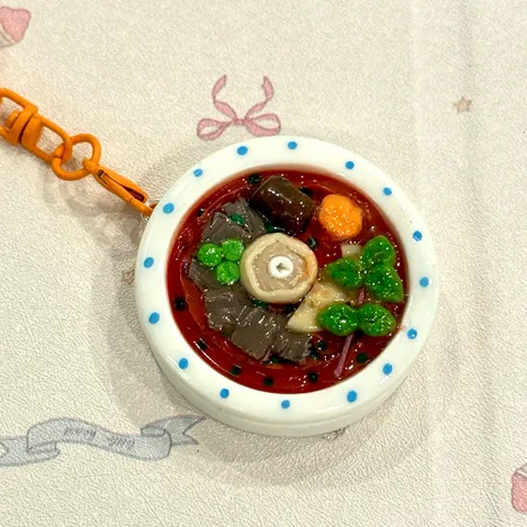 Móc khoá - Nam châm món Bún bò Huế - món ăn Việt Nam