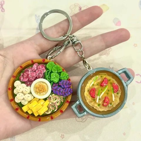 Móc khoá - Magnet lưu niệm món Lẩu riêu cua bắp bò - Vietnamese Food