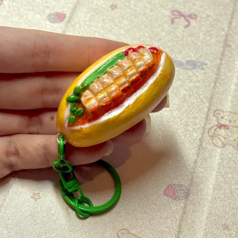 Móc khoá - Nam châm Bánh mì heo quay - Món ăn Việt Nam