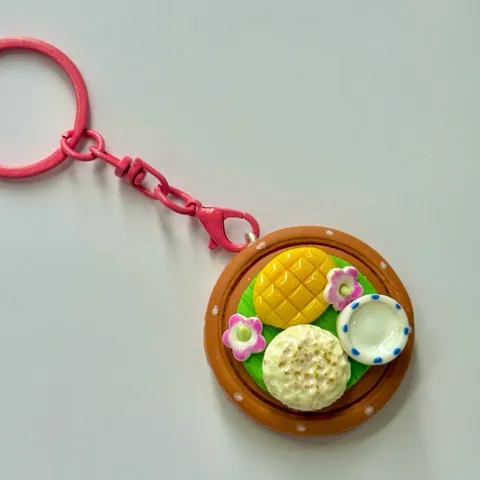 Magnet - Keychain món Xôi xoài Thái Lan - Thailand Sticky Rice with Mangoes