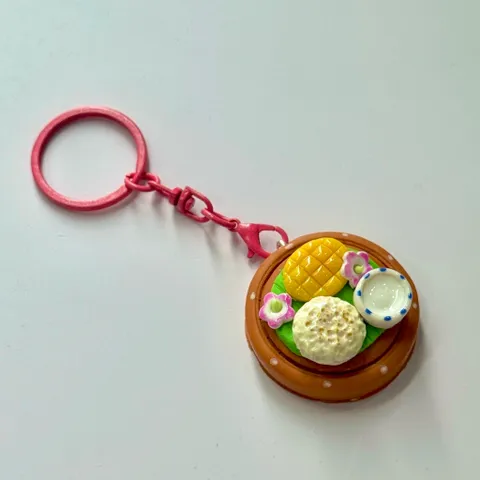 Magnet - Keychain món Xôi xoài Thái Lan - Thailand Sticky Rice with Mangoes