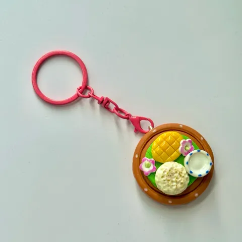 Magnet - Keychain món Xôi xoài Thái Lan - Thailand Sticky Rice with Mangoes