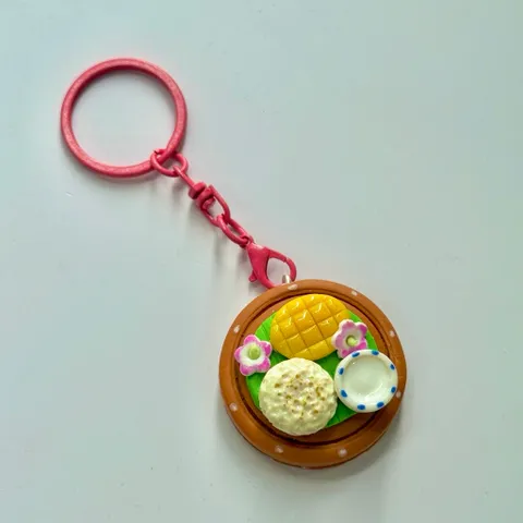 Magnet - Keychain món Xôi xoài Thái Lan - Thailand Sticky Rice with Mangoes