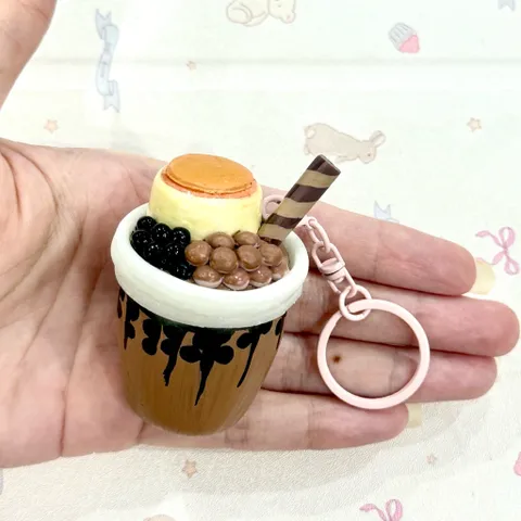 Móc khoá ly Milo dầm - Vietnamese Drink