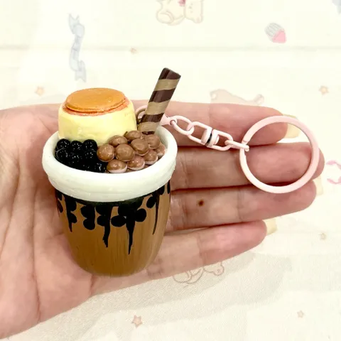 Móc khoá ly Milo dầm - Vietnamese Drink