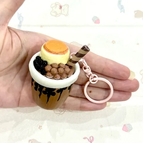 Móc khoá ly Milo dầm - Vietnamese Drink