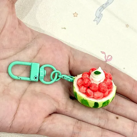 Nam châm - Móc khoá Bingsu dưa hấu dễ thương