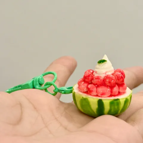 Nam châm - Móc khoá Bingsu dưa hấu dễ thương