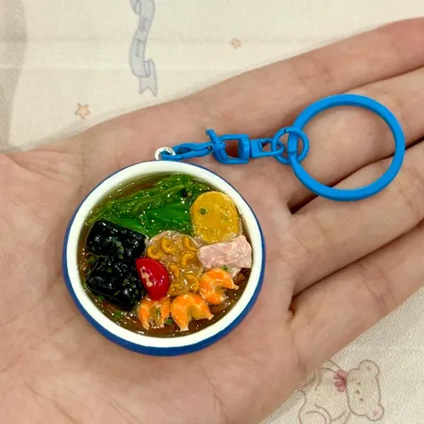 Móc khoá Bánh đa cua Hải Phòng - món ăn Việt Nam