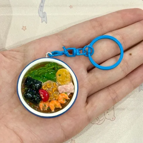 Móc khoá Bánh đa cua Hải Phòng - món ăn Việt Nam
