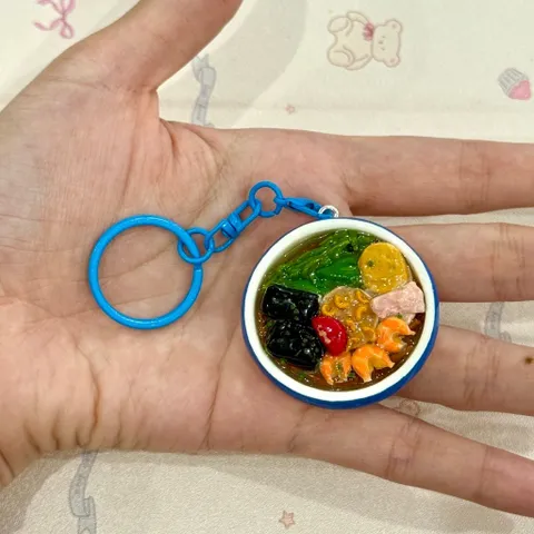 Móc khoá Bánh đa cua Hải Phòng - món ăn Việt Nam