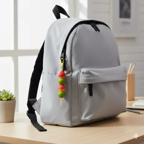 Móc khoá Tanghulu Dâu và Nho sữa