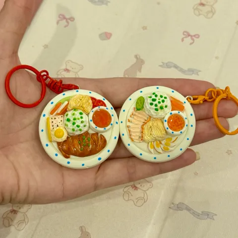 Móc khoá Cơm tấm Sài Gòn - Cơm tấm Long Xuyên - món ăn Việt Nam