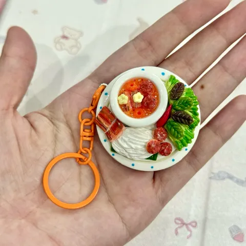 Móc khoá - Nam châm Bún chả Hà Nội - món ăn Việt Nam