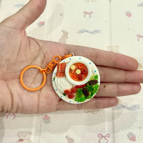 Móc khoá - Nam châm Bún chả Hà Nội - món ăn Việt Nam
