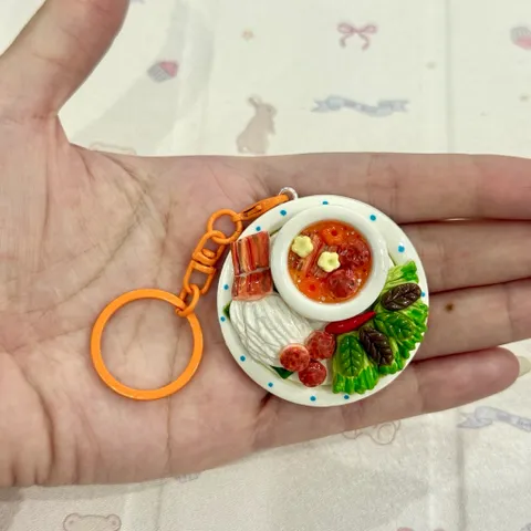 Móc khoá - Nam châm Bún chả Hà Nội - món ăn Việt Nam