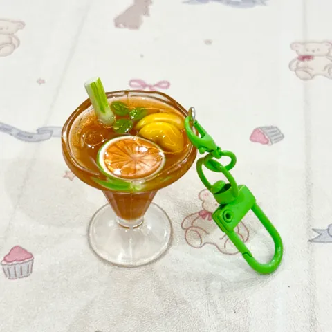 Móc khoá Trà đ-ào cam sả - Đồ uống Việt Nam