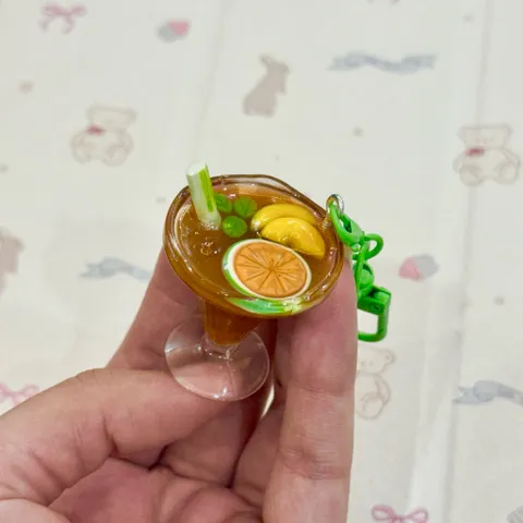 Móc khoá Trà đ-ào cam sả - Đồ uống Việt Nam
