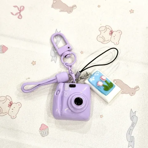 Móc khoá Set máy ảnh và Ảnh dễ thương