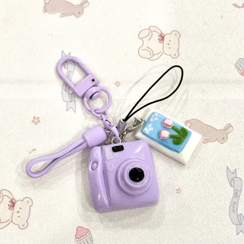 Móc khoá Set máy ảnh và Ảnh dễ thương
