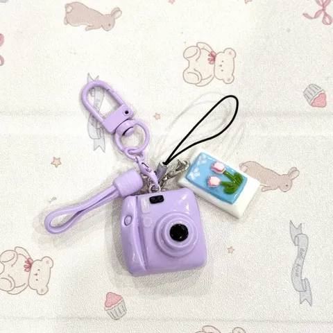 Móc khoá Set máy ảnh và Ảnh dễ thương
