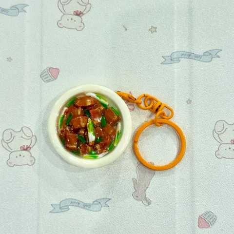 Móc khoá - Nam châm món Thịt rang cháy cạnh - Mâm cơm Việt