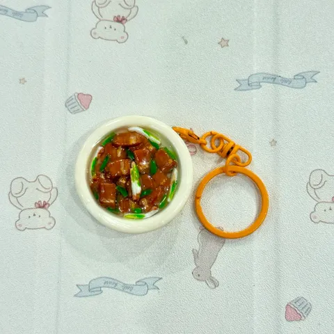 Móc khoá - Nam châm món Thịt rang cháy cạnh - Mâm cơm Việt