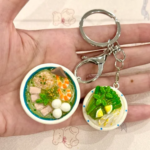 Móc khoá món Hủ tiếu - món ăn Việt Nam