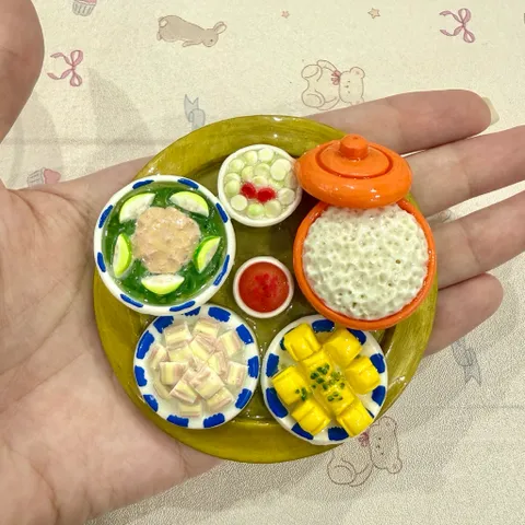Magnet gắn tủ lạnh Mâm cơm Việt Nam