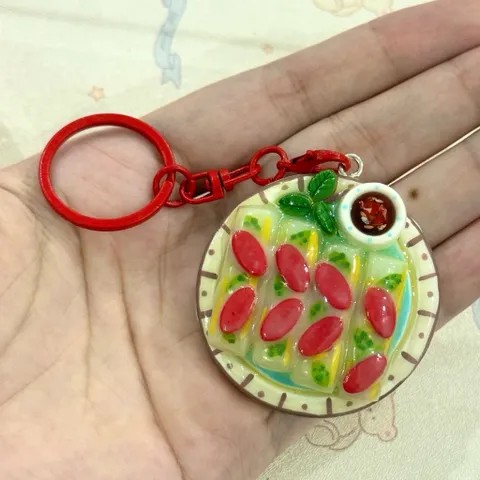 Móc khoá món Bò bía kiểu Nam - món ăn Việt Nam
