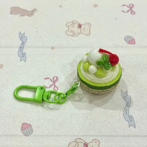 Móc khoá Bingsu Dưa lưới kem tươi
