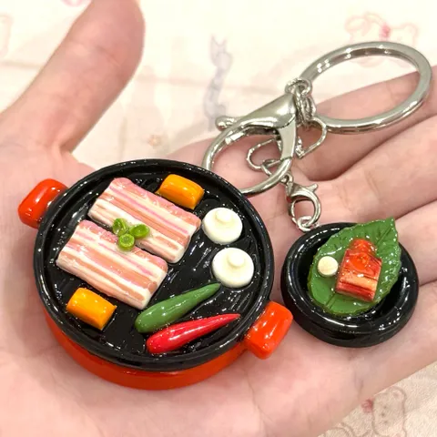 Móc khoá Thịt nướng BBQ Hàn Quốc