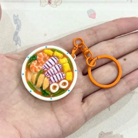 Móc khoá món Bún hải sản