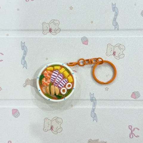 Móc khoá món Bún hải sản