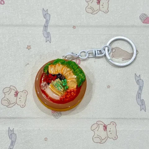 Móc khoá món Bún ốc Liễu Châu - món ăn Trung Quốc