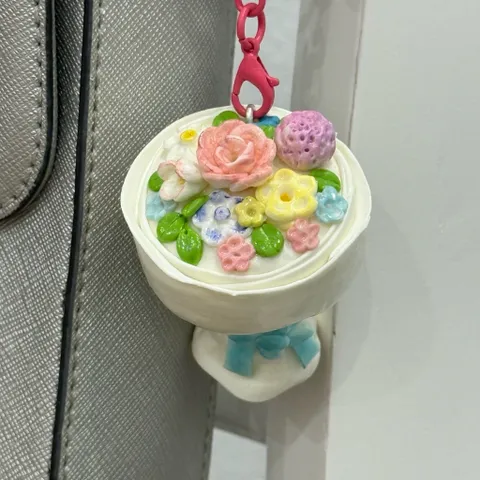 Nam châm - Móc khoá Bó hoa phong cách aesthetic - màu hoa pastel