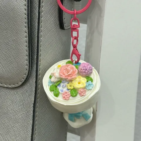 Nam châm - Móc khoá Bó hoa phong cách aesthetic - màu hoa pastel