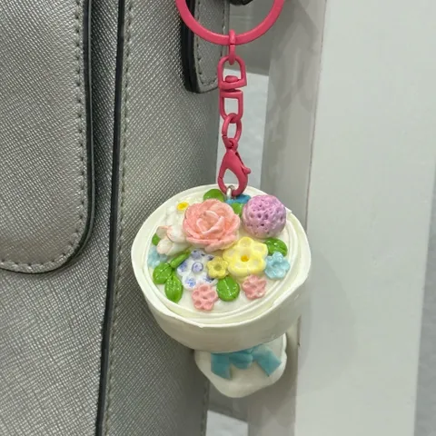 Nam châm - Móc khoá Bó hoa phong cách aesthetic - màu hoa pastel