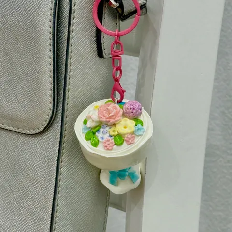 Nam châm - Móc khoá Bó hoa phong cách aesthetic - màu hoa pastel