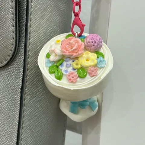 Nam châm - Móc khoá Bó hoa phong cách aesthetic - màu hoa pastel