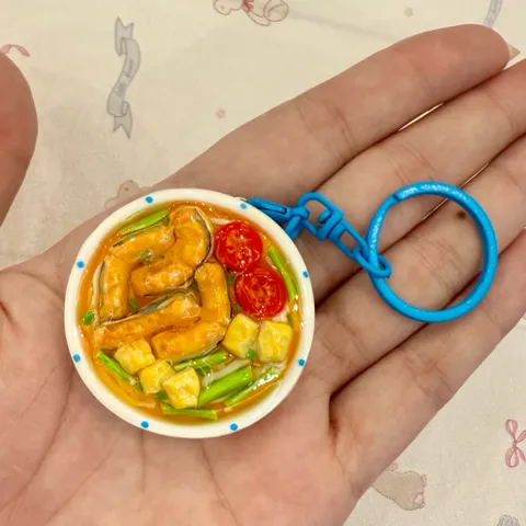 Móc khoá - Nam châm Bún cá - món ăn Việt Nam