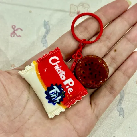 Nam châm - Móc khoá Bánh Chiato Pie (có thể thay đổi tên bánh)