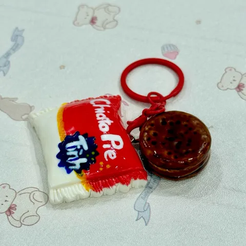 Nam châm - Móc khoá Bánh Chiato Pie (có thể thay đổi tên bánh)