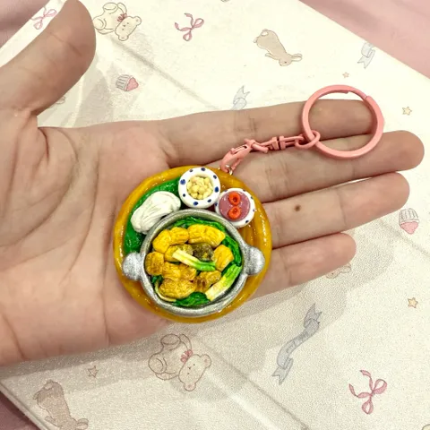 Móc khoá - Nam châm món Chả cá Lã Vọng - món ăn Hà Nội - Việt Nam