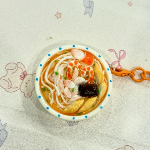 Móc khoá - Nam châm món Bánh canh cua - món ăn Việt Nam